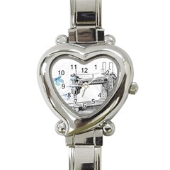 Vintage 1047275 1280 Heart Italian Charm Watch by vintage2030