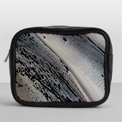 Black And White Mini Toiletries Bag (one Side) by WILLBIRDWELL