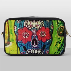 Mexican Skull Toiletries Bag (one Side) by alllovelyideas