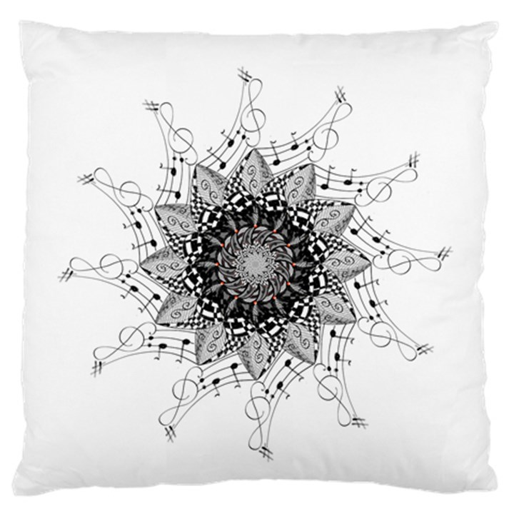 Mandala misic Standard Flano Cushion Case (One Side)