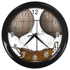 Air Ship 1300078 1280 Wall Clock (black) by vintage2030