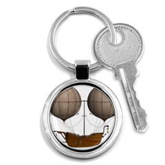 Air Ship 1300078 1280 Key Chains (round)  by vintage2030