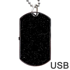 Sky Dog Tag Usb Flash (two Sides) by vintage2030