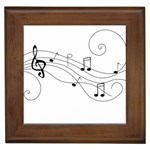 music partition Framed Tiles Front