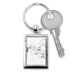 Music Partition Key Chains (rectangle)  by alllovelyideas