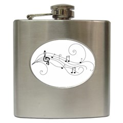 Music Partition Hip Flask (6 Oz) by alllovelyideas