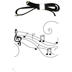 Music Partition Shoulder Sling Bag by alllovelyideas