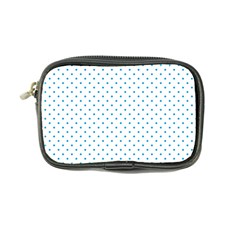 Mini Oktoberfest Bavarian Blue Polkadots On White Coin Purse by PodArtist