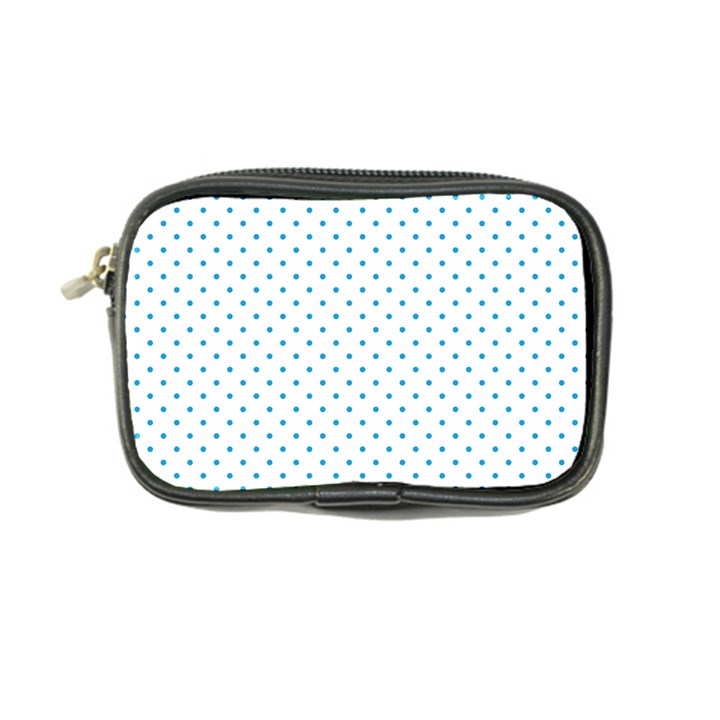 Mini Oktoberfest Bavarian Blue Polkadots on White Coin Purse