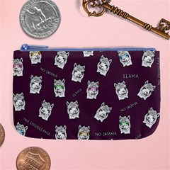 Llama Pattern Large Coin Purse by Valentinaart