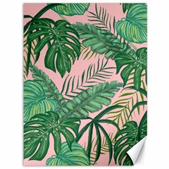 Tropical Greens Leaves Design Canvas 36  X 48  by Sapixe