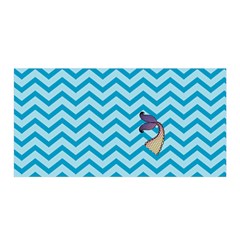 Chevron Mermaid Pattern Satin Wrap by emilyzragz