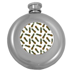 Pinapples Round Hip Flask (5 Oz) by snowwhitegirl