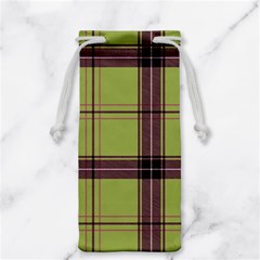 Avocado Green Plaid Jewelry Bag by snowwhitegirl