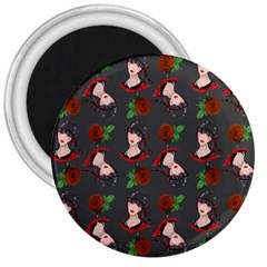 Vintage Flapper Woman 3  Magnets by snowwhitegirl