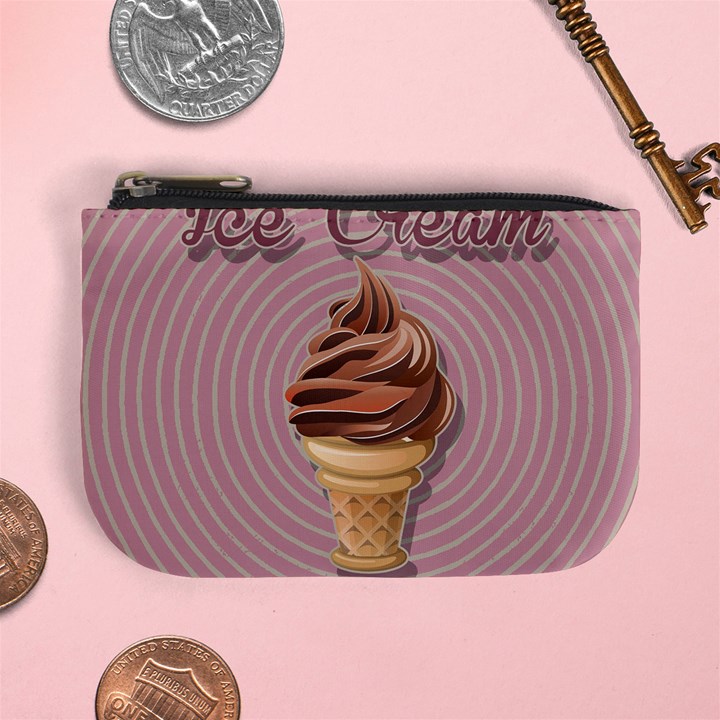 Pop Art Ice Cream Mini Coin Purse