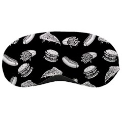 Fast Food Pattern Sleeping Masks by Valentinaart