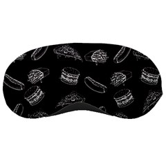 Fast Food Pattern Sleeping Masks by Valentinaart