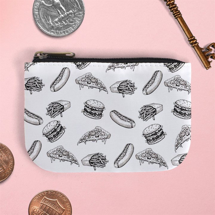 Fast food pattern Mini Coin Purse