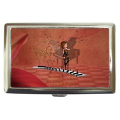 Cute Fairy Dancing On A Piano Cigarette Money Case by FantasyWorld7