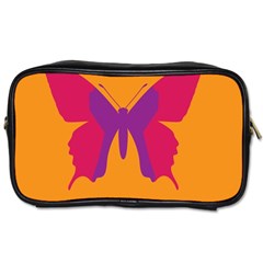 Butterfly Wings Insect Nature Toiletries Bag (two Sides) by Nexatart