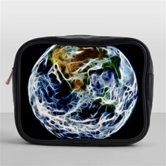 Spherical Science Fractal Planet Mini Toiletries Bag (one Side) by Nexatart