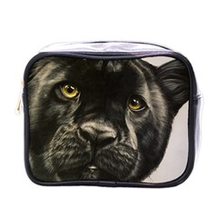 Panther Mini Toiletries Bag (one Side) by ArtByThree