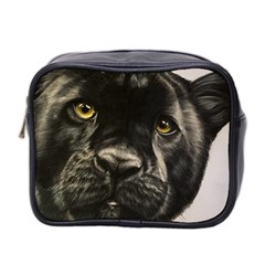 Panther Mini Toiletries Bag (two Sides) by ArtByThree