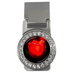 Red Tulip A Bowl Of Fire Money Clips (CZ)  Front