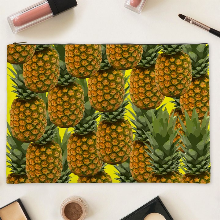 Tropical Pineapple Cosmetic Bag (XXL)