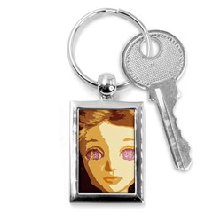 Butterfly Eyes Key Chains (rectangle)  by snowwhitegirl