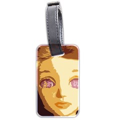 Butterfly Eyes Luggage Tags (two Sides) by snowwhitegirl