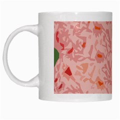 Pink Crochet White Mugs by snowwhitegirl