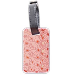 Pink Crochet Luggage Tags (two Sides) by snowwhitegirl