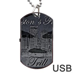 Trill Cover Final Dog Tag Usb Flash (one Side) by BOSTONSFINESTTRILL