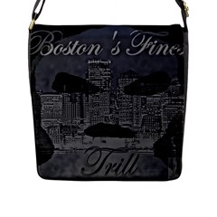 Trill Cover Final Flap Closure Messenger Bag (l) by BOSTONSFINESTTRILL