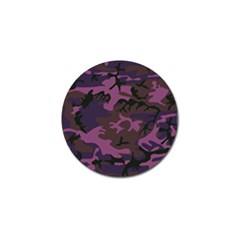 Camouflage Violet Golf Ball Marker (4 Pack) by snowwhitegirl