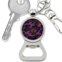 Camouflage Violet Bottle Opener Key Chains by snowwhitegirl