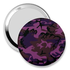 Camouflage Violet 3  Handbag Mirrors by snowwhitegirl