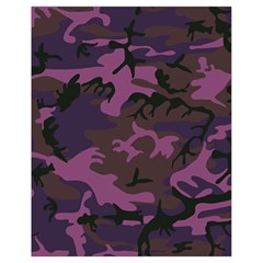 Camouflage Violet Drawstring Bag (small) by snowwhitegirl