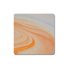 Orange And Blue 2 Square Magnet by WILLBIRDWELL