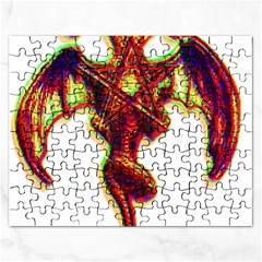 Demon Rectangular Jigsaw Puzzl by ShamanSociety