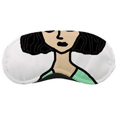 Angry Girl Sleeping Masks by snowwhitegirl