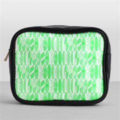 Bright Lime Green Colored Waikiki Surfboards  Mini Toiletries Bag (one Side) by PodArtist