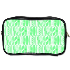 Bright Lime Green Colored Waikiki Surfboards  Toiletries Bag (two Sides) by PodArtist