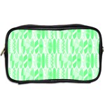 Bright Lime Green Colored Waikiki Surfboards  Toiletries Bag (Two Sides) Back