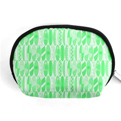 Bright Lime Green Colored Waikiki Surfboards  Accessory Pouch (medium) by PodArtist