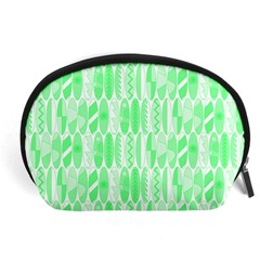 Bright Lime Green Colored Waikiki Surfboards  Accessory Pouch (large) by PodArtist