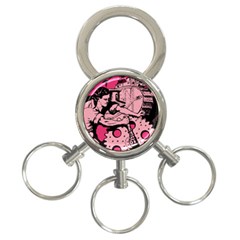 Working Woman 3-ring Key Chains by snowwhitegirl