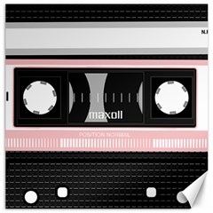 Pink Compact Cassette Canvas 20  X 20  by snowwhitegirl